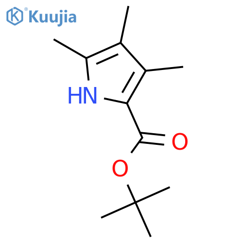 tert-Butyl 3,4,5-Trimethyl-2-pyrrolecarboxylate structure