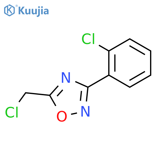 5-(Chloromethyl)-3-(2-chlorophenyl)-1,2,4-oxadiazole structure