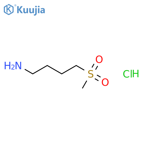 4-methanesulfonylbutan-1-amine hydrochloride structure