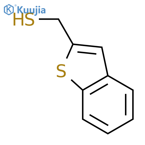 (1-benzothiophen-2-yl)methanethiol structure