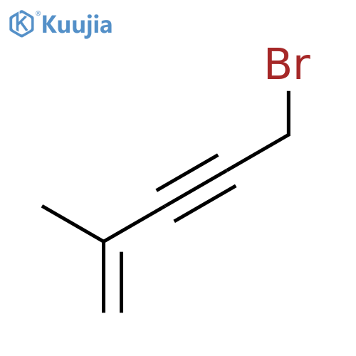 1-Penten-3-yne, 5-bromo-2-methyl- structure