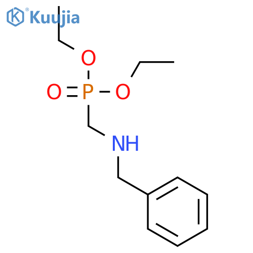 Phosphonic acid, [[(phenylmethyl)amino]methyl]-, diethyl ester structure
