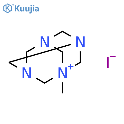 3,5,7-Triaza-1-azoniatricyclo[3.3.1.13,7]decane,1-methyl-, iodide (1:1) structure