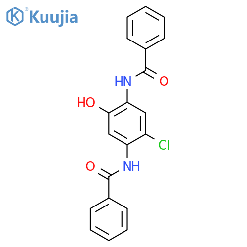 BENZAMIDE, N,N'-(2-CHLORO-5-HYDROXY-1,4-PHENYLENE)BIS- structure