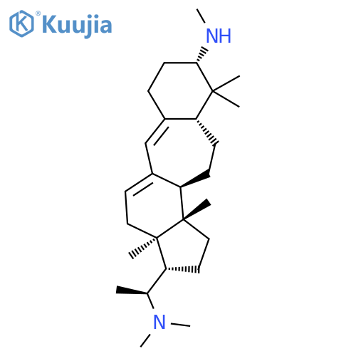 [20S,(+)]-N,N',N',4,4,14-Hexamethyl-B(9a)-homo-19-nor-5α-pregna-9(11),9a-diene-3β,20-diamine structure