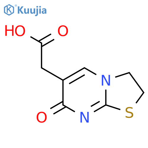 2-(7-Oxo-3,7-dihydro-2H-thiazolo(3,2-a)pyriMidin-6-yl)acetic acid structure