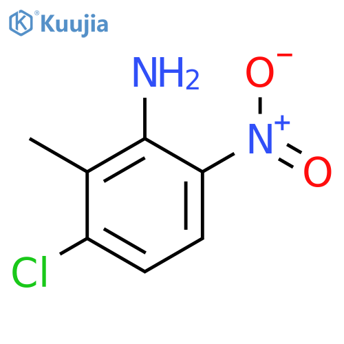 3-Chloro-2-methyl-6-nitroaniline structure