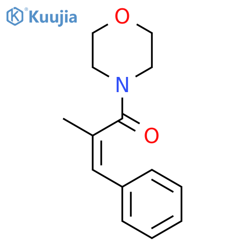 Morpholine, 4-[(2Z)-2-methyl-1-oxo-3-phenyl-2-propenyl]- structure