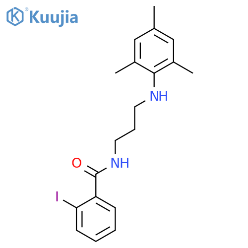Benzamide, 2-iodo-N-[3-[(2,4,6-trimethylphenyl)amino]propyl]- structure