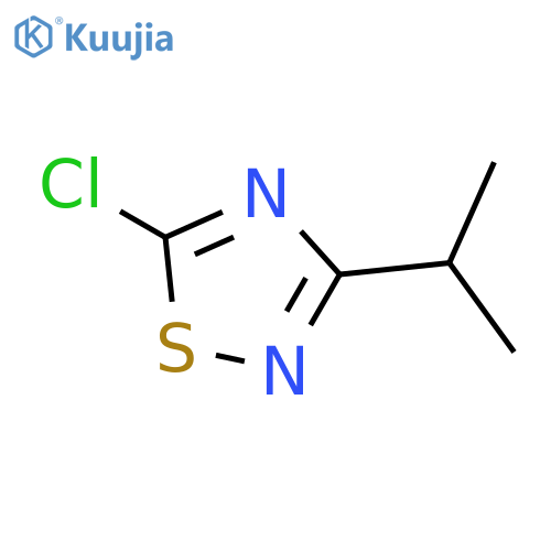 5-chloro-3-(propan-2-yl)-1,2,4-thiadiazole structure