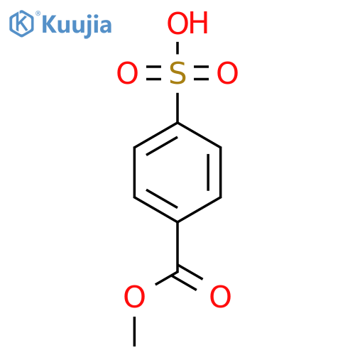 4-(methoxycarbonyl)benzene-1-sulfonic acid structure