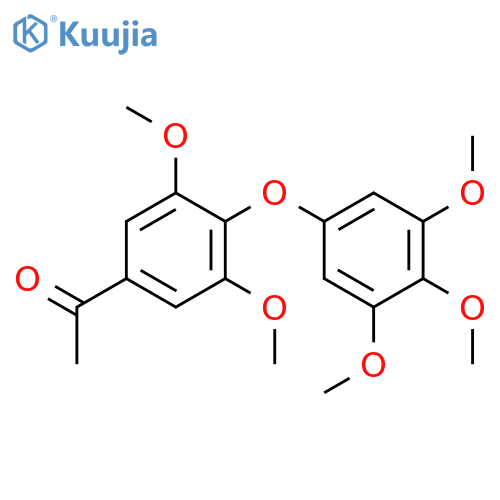 Ethanone,1-[3,5-dimethoxy-4-(3,4,5-trimethoxyphenoxy)phenyl]- structure