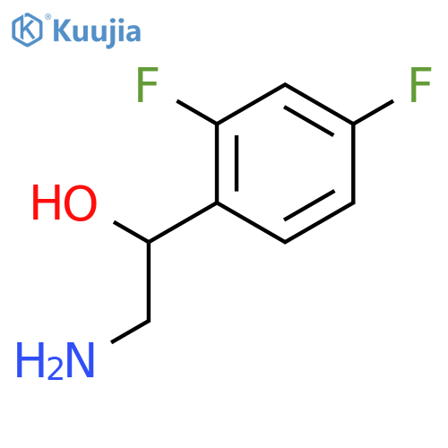 2-amino-1-(2,4-difluorophenyl)ethan-1-ol structure