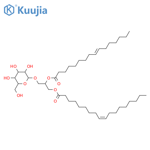 Glycerol 1,2-dialkanoates; Glycerol 1-(9Z-octadecenoate) 2-(9Z-hexadecenoate), 3-O-β-D-Galactopyranoside structure