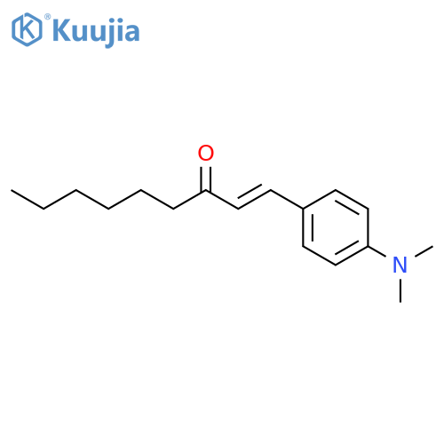 1-Nonen-3-one,1-[4-(dimethylamino)phenyl]-, (E)- (9CI) structure