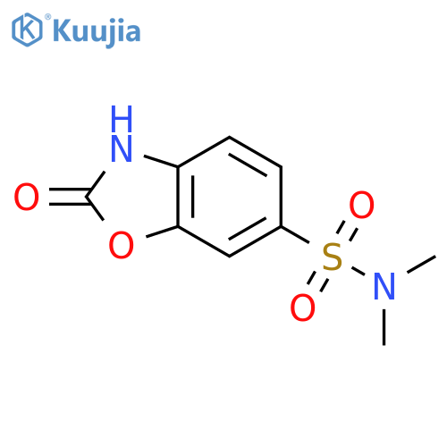 N,N-dimethyl-2-oxo-2,3-dihydro-1,3-benzoxazole-6-sulfonamide structure