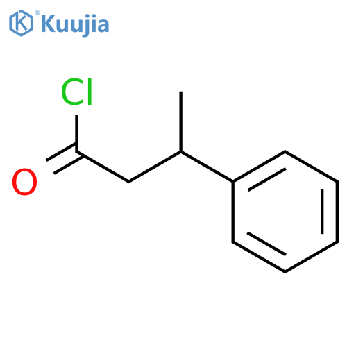 Benzenepropanoyl chloride, b-methyl- structure