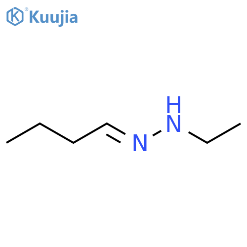 Butanal, ethylhydrazone structure