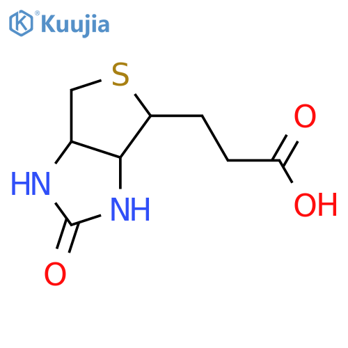 Bisnorbiotin; (3S,4S,5S)-form structure
