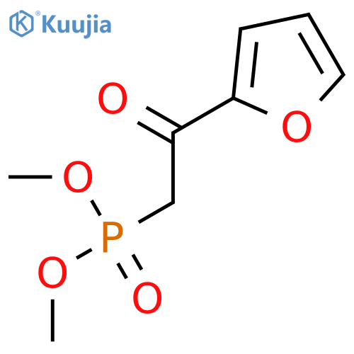 dimethyl 2-(furan-2-yl)-2-oxoethylphosphonate structure