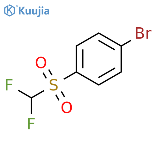 1-Bromo-4-(difluoromethyl)sulfonylbenzene structure
