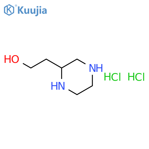 2-(Piperazin-2-yl)ethanol dihydrochloride structure