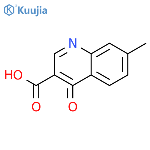 4-Hydroxy-7-Methylquinoline-3-carboxylic acid structure
