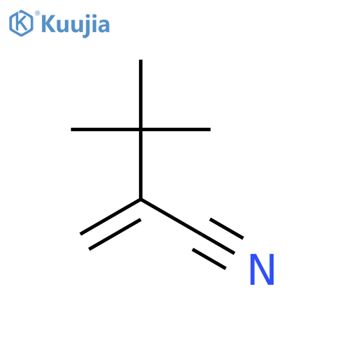 3,3-dimethyl-2-methylidenebutanenitrile structure