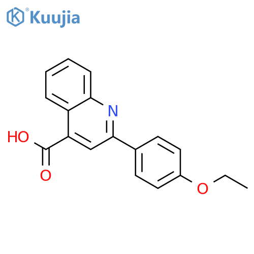2-(4-Ethoxyphenyl)quinoline-4-carboxylic acid structure