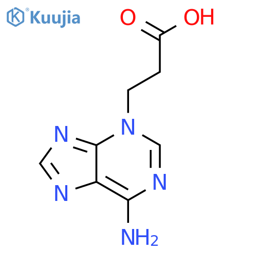 6-amino-3H-Purine-3-propanoic acid structure