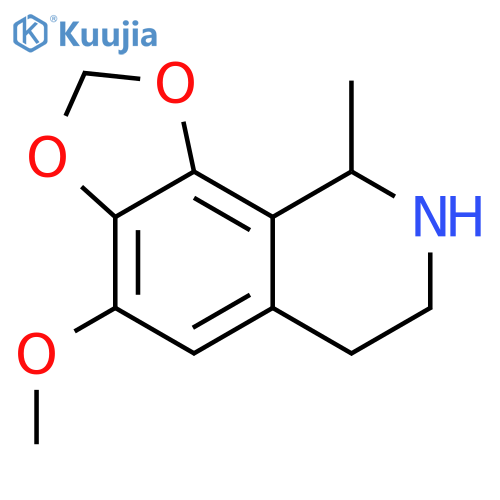 1,3-Dioxolo[4,5-h]isoquinoline,6,7,8,9-tetrahydro-4-methoxy-9-methyl-, (9S)- structure