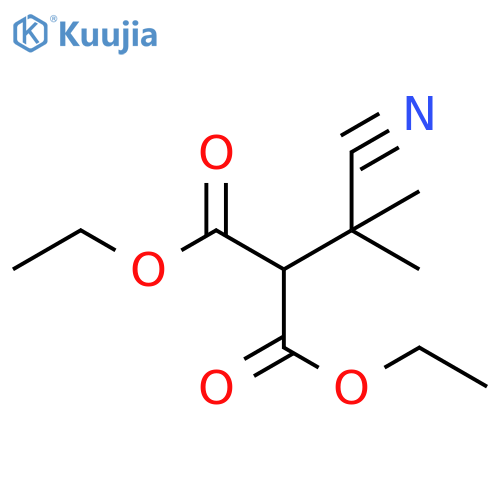 Diethyl 2-(2-cyanopropan-2-yl)malonate structure