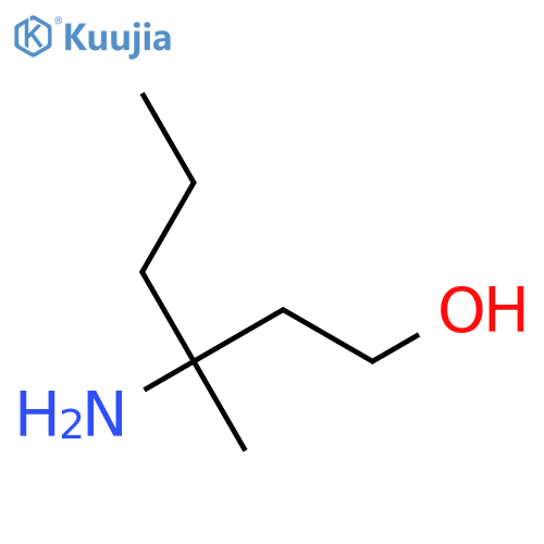 3-Amino-3-methylhexan-1-ol structure