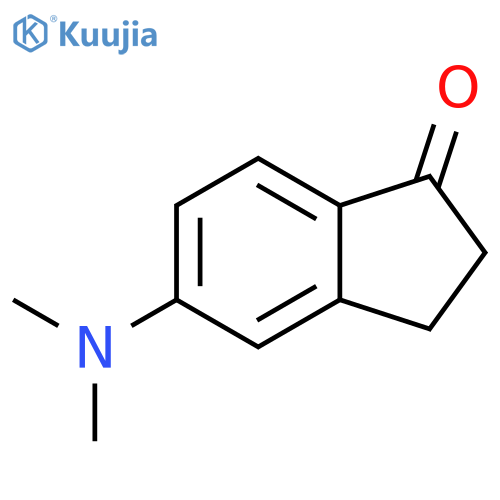 1H-Inden-1-one, 5-(dimethylamino)-2,3-dihydro- structure