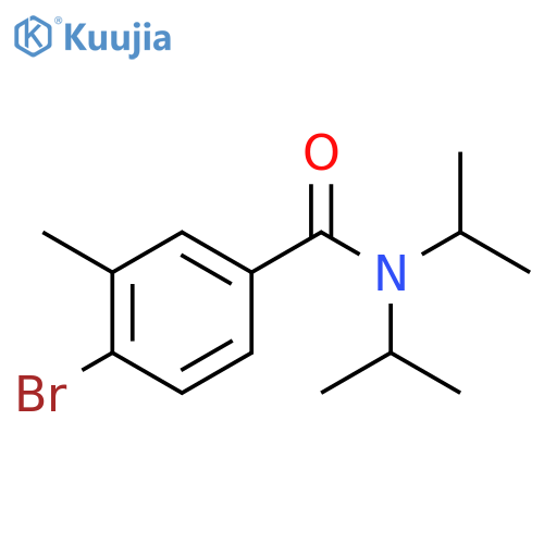 N,N-Diisopropyl-4-bromo-3-methylbenzamide structure