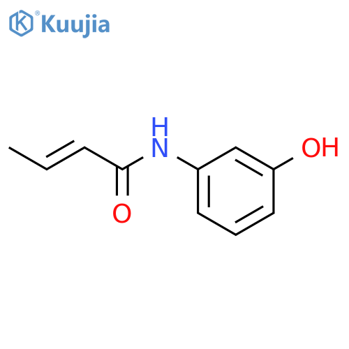 2-Butenamide,N-(3-hydroxyphenyl)- structure