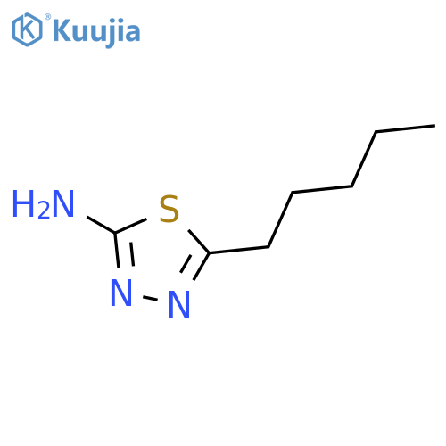 5-Pentyl-1,3,4-thiadiazol-2-amine structure