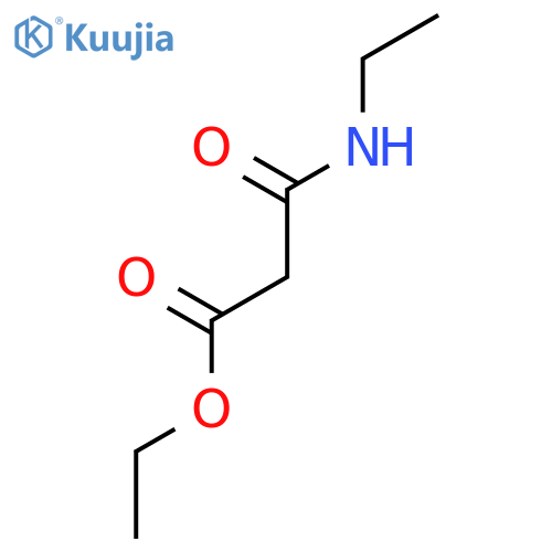 Propanoic acid, 3-(ethylamino)-3-oxo-, ethyl ester structure