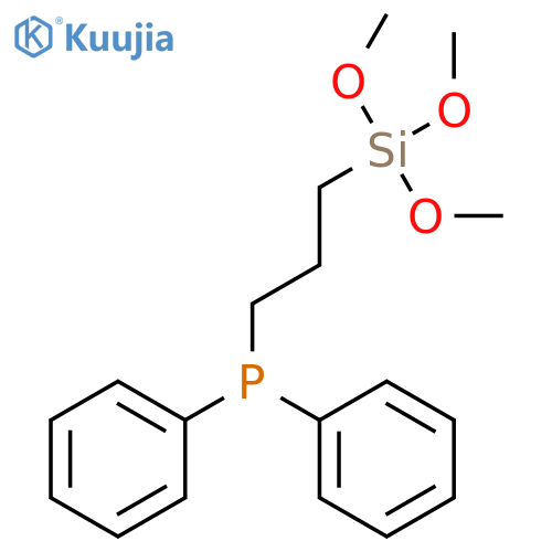 PHOSPHINE, DIPHENYL[3-(TRIMETHOXYSILYL)PROPYL]- structure