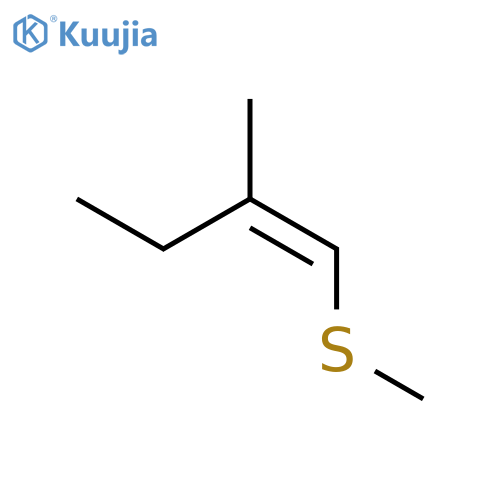 1-Butene, 2-methyl-1-(methylthio)-, (Z)- structure