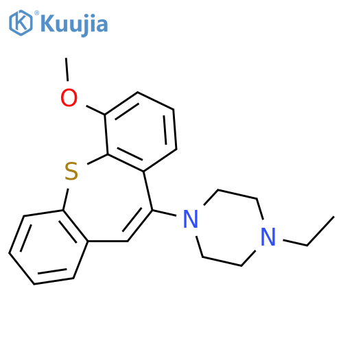PIPERAZINE, 1-ETHYL-4-(6-METHOXYDIBENZO[B,F]THIEPIN-10-YL)- structure