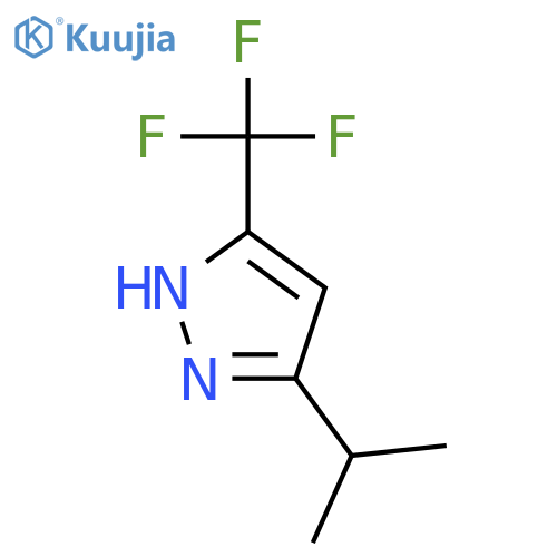 3-(propan-2-yl)-5-(trifluoromethyl)-1H-pyrazole structure