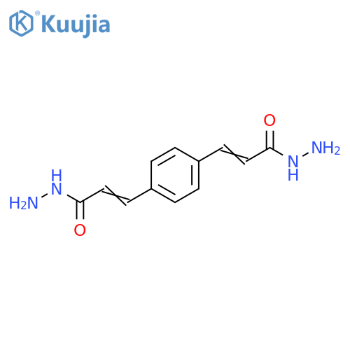 2-propenoic Acid, 3,3'-(1,4-phenylene)bis-, Dihydrazide (en) structure