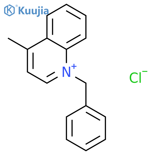Quinolinium,4-methyl-1-(phenylmethyl)-, chloride (1:1) structure
