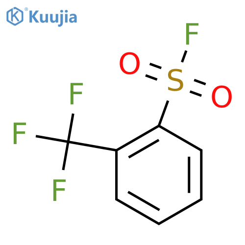 2-(trifluoromethyl)benzene-1-sulfonyl fluoride structure