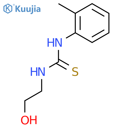 Thiourea, N-(2-hydroxyethyl)-N'-(2-methylphenyl)- structure