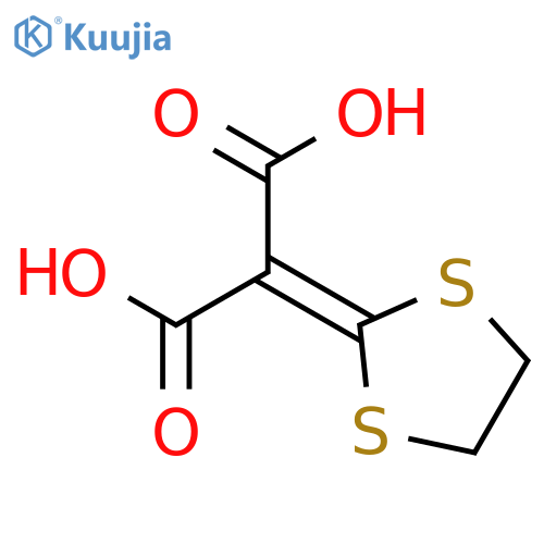 Propanedioic acid, 1,3-dithiolan-2-ylidene- structure