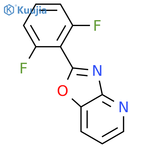2-(2,6-Difluorophenyl)oxazolo[4,5-b]pyridine structure