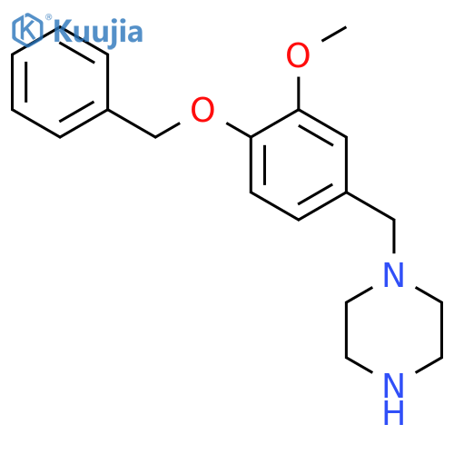 1-4-(Benzyloxy)-3-methoxybenzylpiperazine structure