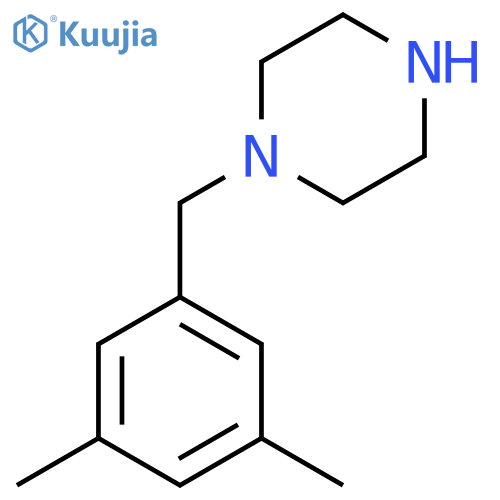 1-(3,5-dimethylphenyl)methylpiperazine structure